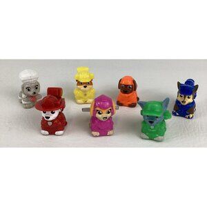 Paw Patrol Rescue Pups Micro Movers Mini Roller Figures Chase Rubble Delores Lot